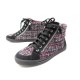 CHAUSSURES CHANEL BASKETS LOGO CC G30243 38 TWEED BORDEAUX ZIPPER SNEAKERS 790€