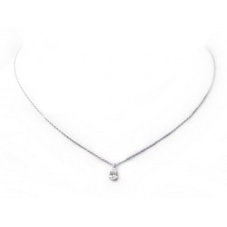 COLLIER MAUBOUSSIN TU ES LE MIEL DE MA VIE OR BLANC & DIAMANT NECKLACE 3070€