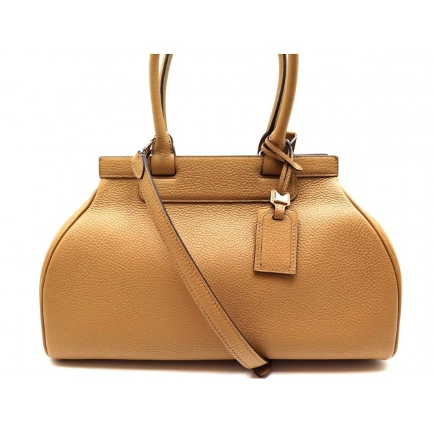 NEUF SAC A MAIN MOYNAT PAULINE PM BANDOULIERE EN CUIR GRAINE BEIGE HANDBAG 3200€