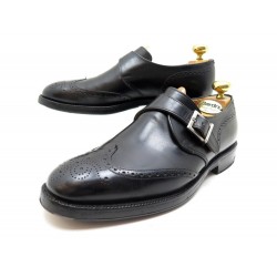 CHAUSSURES CHURCH'S MOCASSINS BOUCLE PICADILLY 7 F 41 CUIR NOIR EMBAUCHOIRS 865€