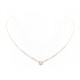 NEUF COLLIER CARTIER D'AMOUR DIAMANT LEGER GM OR JAUNE 18K +BOITE NECKLACE 2400€