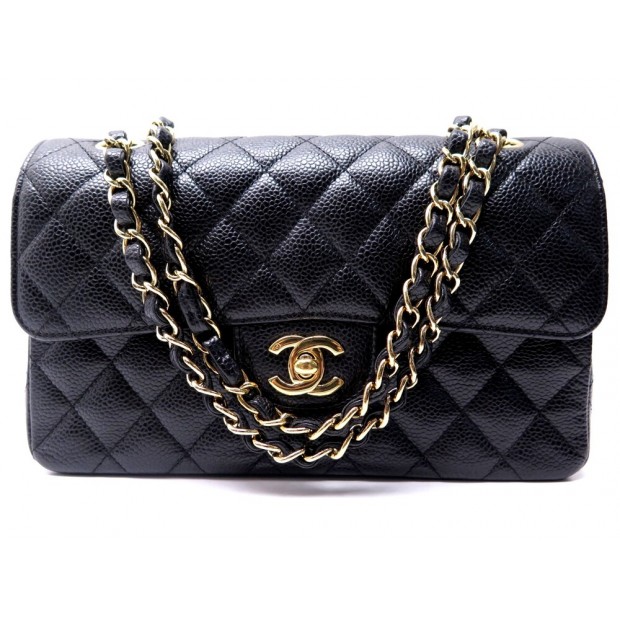 sac a main chanel petit classique timeless cuir caviar