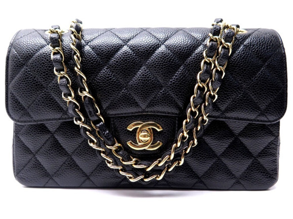 sac a main chanel petit classique timeless cuir caviar