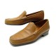 CHAUSSURES JM WESTON 362 4.5D 38.5 MOCASSINS EN CUIR CAMEL + BOITE LOAFERS 550€