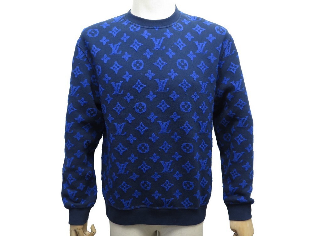 pull louis vuitton sweat monogram s 46 en coton