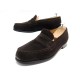 CHAUSSURES JM WESTON MOCASSINS 180 9D 43 DAIM MARRON SUEDE LOAFERS SHOES 695€