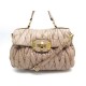 SAC A MAIN MIU MIU EN CUIR MATELASSE BEIGE BANDOULIERE LEATHER HAND BAG 1950€