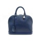 SAC A MAIN LOUIS VUITTON ALMA PM EN CUIR EPI BLEU LEATHER HAND BAG PURSE 1800€