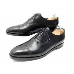 CHAUSSURES JOHN LOBB TRENT 6.5E 40.5 RICHELIEU EN CUIR NOIR + BOITE SHOES 1255€