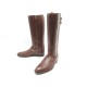 CHAUSSURES JOHN LOBB BOTTES CAVALIERES BELVOIR 6.5 40.5 CUIR MARRON RIDING BOOTS