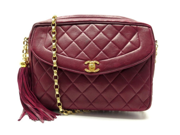 sac a main chanel camera pompon fermoir