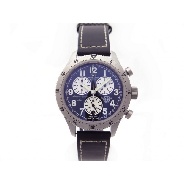 NEUF MONTRE T.O.T TYPE MN TIME ON TARGET 43 MM CHRONOGRAPHE QUARTZ ED LIMITEE