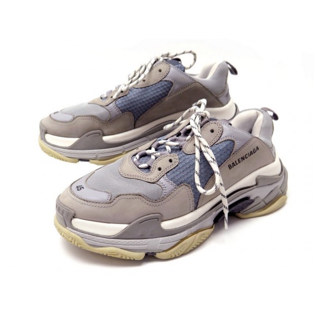 CHAUSSURES BALENCIAGA TRIPLE S 536737 11 45 BASKETS TOILE + BOITE SNEAKERS 795€