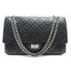 NEUF SAC A MAIN CHANEL GRAND 2.55 CUIR MATELASSE NOIR + BOITE NEW HAND BAG 8400€