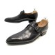 CHAUSSURES JM WESTON FLORE 529 DERBY A BOUCLE 8.5C 42 42.5 FIN CUIR NOIR 870€