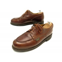 CHAUSSURES PARABOOT CHAMBORD 8.5 42.5 DERBY EN CUIR MARRON LEATHER SHOES 395€