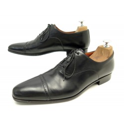 CHAUSSURES SANTONI WILLIAM 14231 RICHELIEU BOUT DROIT 7.5 IT 42.5 FR SHOES 380€