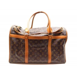 SAC DE VOYAGE A MAIN LOUIS VUITTON POUR CHIEN 50 EN TOILE MONOGRAM DOG BAG 2800€