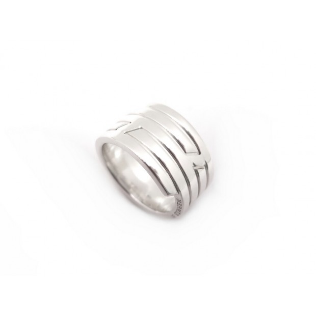 BAGUE HERMES MOVE MOTIF H 57 ARGENT MASSIF 16G BIJOU SILVER RING JEWEL 510€