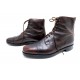 CHAUSSURES CROCKETT & JONES DERBY BOTTINES 10.5E 44.5 FR CUIR MARRON BOOTS 560€