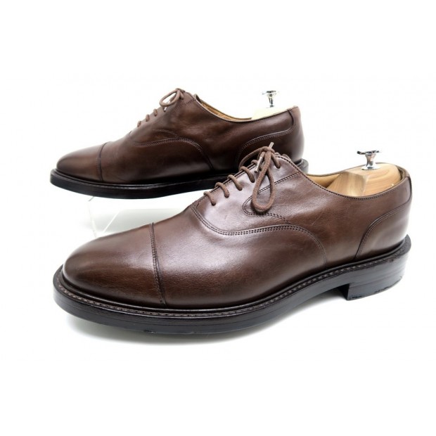 CHAUSSURES CHURCH'S LANCASTER RICHELIEU 9G 43 FR LARGE CUIR MARRON SHOES 690€