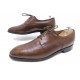 CHAUSSURES JOHN LOBB HOUSHTON DERBY 10E 44 CUIR PATINE MARRON SAC SHOES 1370€