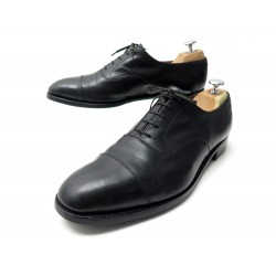 CHAUSSURES JM WESTON RICHELIEU BOUT DROIT 300 9.5E 43.5 LARGE 44 CUIR NOIR 790€