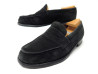 chaussures jm weston mocassins 180 7c 42 fin daim noir