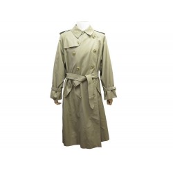 VINTAGE MANTEAU BURBERRYS IMPERMEABLE TRENCH LONG XL 58 EN COTON KAKI COAT 1550€