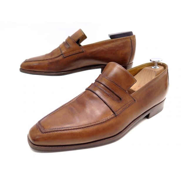 CHAUSSURES BERLUTI MOCASSINS ANDY DEMESURE 7 41 CUIR + EMBAUCHOIR SHOES 1875€