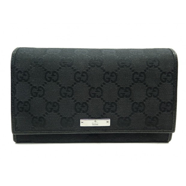 PORTEFEUILLE GUCCI CONTINENTAL EN TOILE MONOGRAMMEE JACQUARD 115100 WALLET 590€