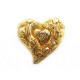 NEUF BROCHE CHRISTIAN LACROIX EN METAL DORE BIJOU GOLDEN METAL BROOCH JEWEL