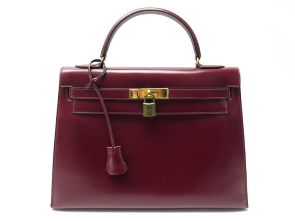 sac a main hermes kelly 32 sellier en cuir box
