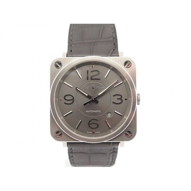 NEUF MONTRE BELL & ROSS BRS-92 39MM AUTOMATIQUE ACIER BROSSE BOITE WATCH 2700€