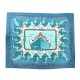 GRAND DRAP DE PLAGE HERMES PAQUEBOT 140 x 170CM TAPIS SERVIETTE COTON BLUE 960€