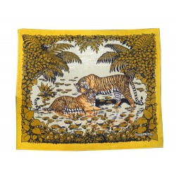 NEUF GRAND DRAP DE PLAGE HERMES TIGRES JUNGLE LOVE 140 x170 SERVIETTE TOWEL 960€