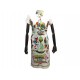 NEUF ROBE HERMES LES FOLIES DU CIEL S 36 BLANC CEINTURE FOULARD CARRE DRESS 800€