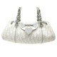 SAC A MAIN CHRISTIAN DIOR ROMANTIQUE TROTTER TOILE OBLIQUE BLANC HAND BAG 845€