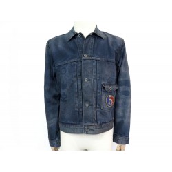 BLOUSON RALPH LAUREN OVERALLS DOUBLE RL & CO T 50 L VESTE DENIM BLEU JACKET COAT