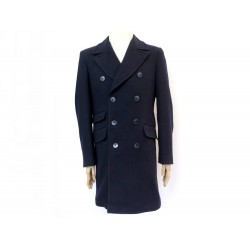 NEUF MANTEAU HACKETT LONDON HM402073 T48 M EN LAINE BLEU MARINE COAT JACKET 800€