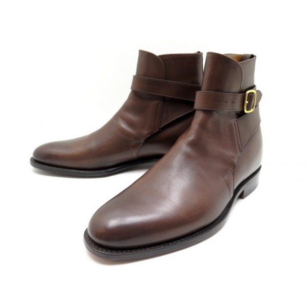 CHAUSSURES BOTTINES CHURCH S MERTHYR JODHPUR 6.5F 40.5 EN CUIR MARRON BOOTS 850€