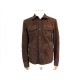 BLOUSON RALPH LAUREN VESTE CHEMISE EN CUIR NUBUCK 48 M LEATHER SHIRT JACKET 899€