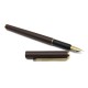 NEUF VINTAGE STYLO PLUME MONBLANC NOBLESSE OBLIGE SLIMLINE EN RESINE MARRON PEN