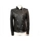 NEUF BLOUSON SOUL REVOLVER YUMA VESTE EN CUIR NOIR 48 M LEATHER JACKET COAT 366€