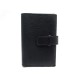 PORTEFEUILLE HERMES EN CUIR AUTRUCHE NOIR PORTE MONNAIE OSTRICH LEATHER WALLET