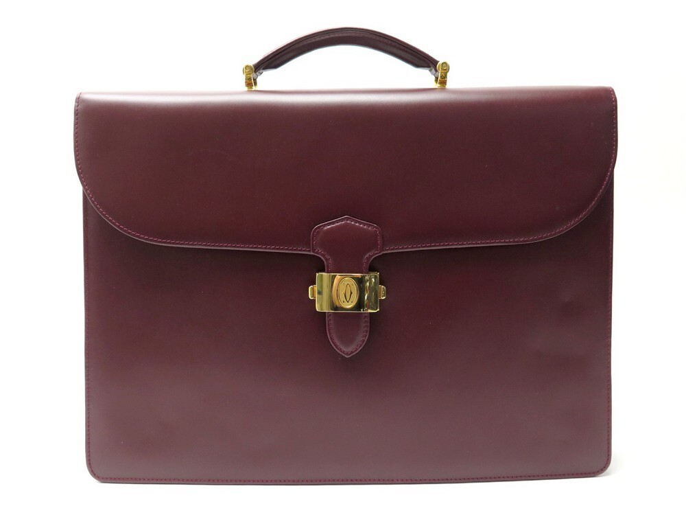 sacoche must de cartier porte documents en cuir