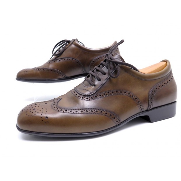 chaussures jm weston richelieu 607 8.5e 42.5 cuir