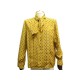 HAUT CHANEL BLOUSE CHEMISE EN SOIE JAUNE M 40 BOUTONS LOGO CC SILK SHIRT 1600€