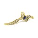 VINTAGE BROCHE VAN CLEEF & ARPELS PAPILLON OR DIAMANTS SAPHIR BUTTERFLY BROOCH