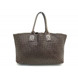 SAC A MAIN BOTTEGA VENETA CABA HIPPO INTRECCIATO EN CUIR MARRON HAND BAG 6700€